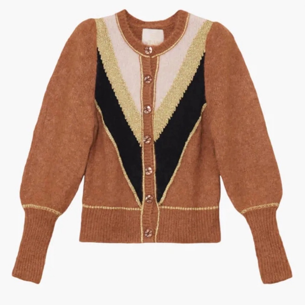 byTimo Golden Knit cardigan sweater in XS